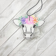 Load image into Gallery viewer, Freshies | Cow w/ Floral Headdress
